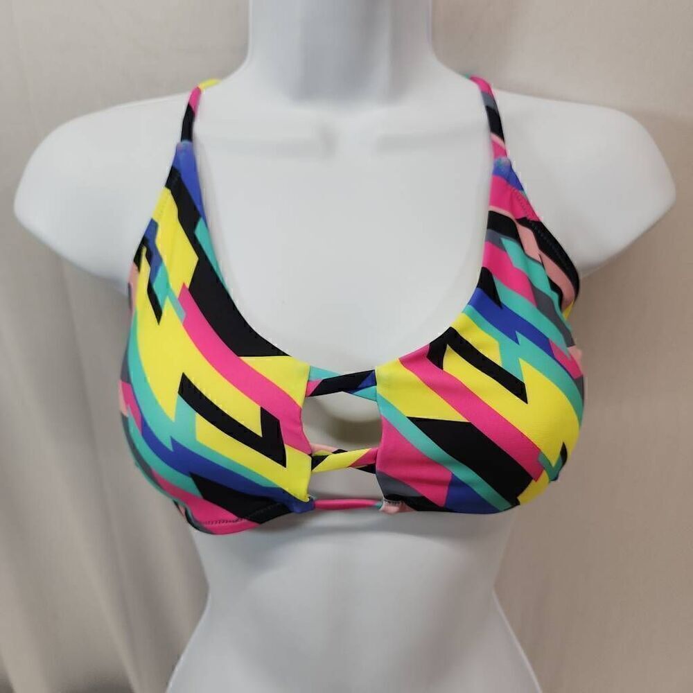RELLECIGA Women's Size M Strappy Bikini Top